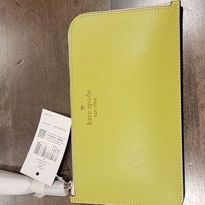 Kate Spade Bicolor SAFFRON Leather Pouch
